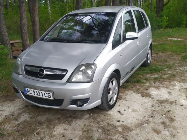 Серый Опель Мерива, объемом двигателя 1.2 л и пробегом 270 тыс. км за 3300 $, фото 1 на Automoto.ua
