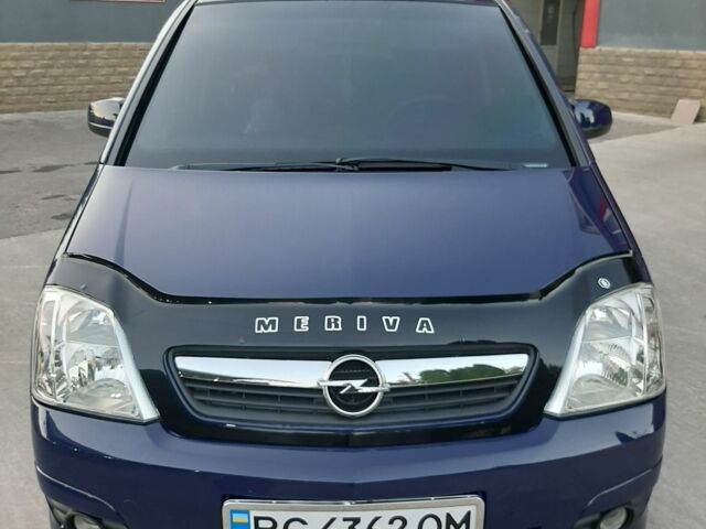 Синий Опель Мерива, объемом двигателя 1.4 л и пробегом 128 тыс. км за 5500 $, фото 1 на Automoto.ua