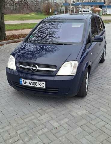 Синий Опель Мерива, объемом двигателя 1.6 л и пробегом 188 тыс. км за 4000 $, фото 1 на Automoto.ua