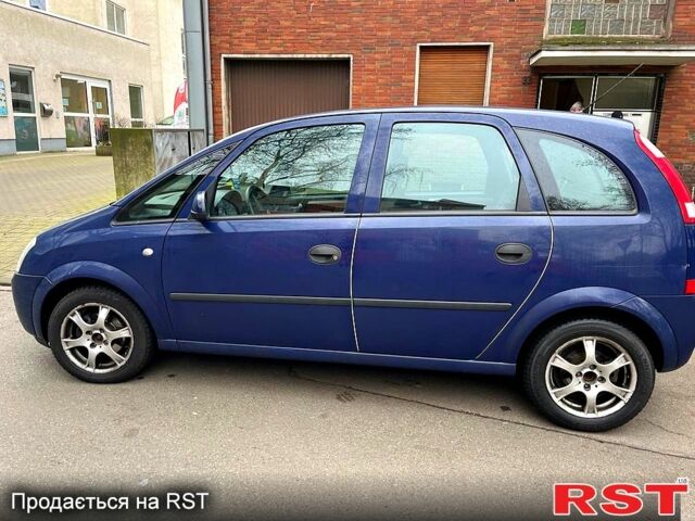 Синий Опель Мерива, объемом двигателя 1.6 л и пробегом 181 тыс. км за 4000 $, фото 1 на Automoto.ua