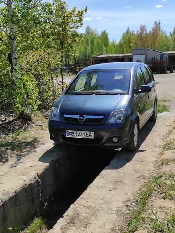 Синий Опель Мерива, объемом двигателя 1.4 л и пробегом 182 тыс. км за 5550 $, фото 1 на Automoto.ua