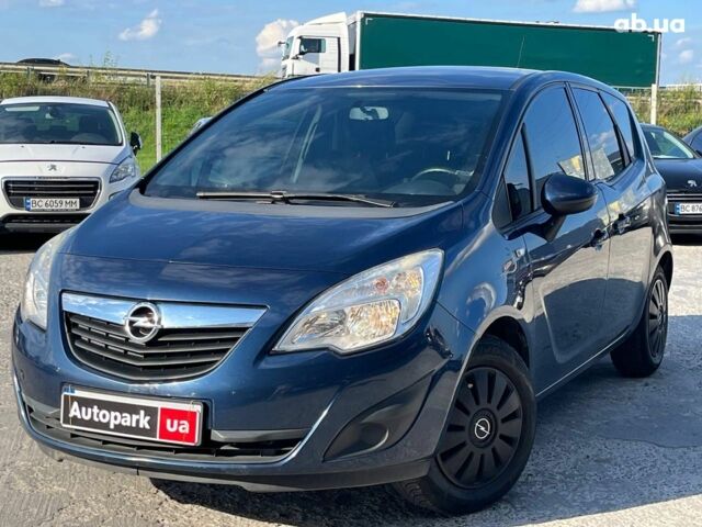 Синий Опель Мерива, объемом двигателя 1.4 л и пробегом 168 тыс. км за 5990 $, фото 1 на Automoto.ua