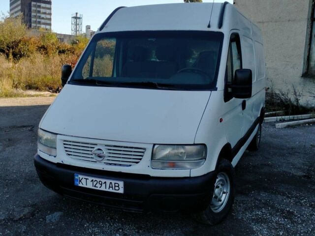 Белый Опель Movano, объемом двигателя 2.5 л и пробегом 495 тыс. км за 2600 $, фото 1 на Automoto.ua