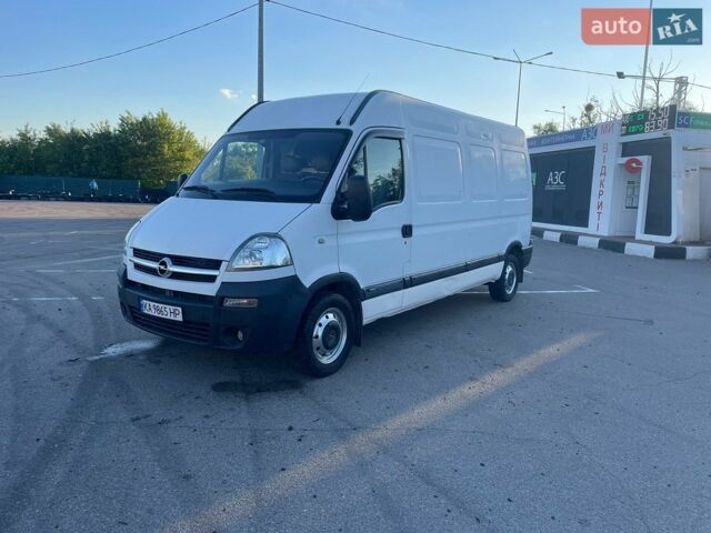 Белый Опель Movano, объемом двигателя 2.5 л и пробегом 390 тыс. км за 7000 $, фото 1 на Automoto.ua