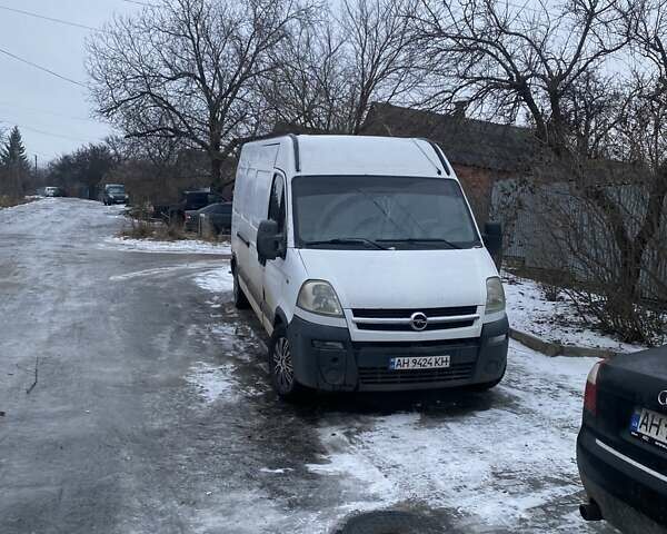 Белый Опель Movano, объемом двигателя 2.5 л и пробегом 560 тыс. км за 5700 $, фото 1 на Automoto.ua