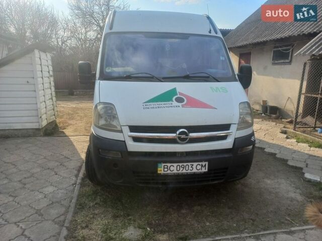 Білий Опель Movano, об'ємом двигуна 2.5 л та пробігом 435 тис. км за 6100 $, фото 1 на Automoto.ua