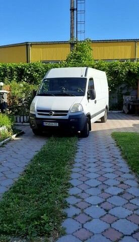 Белый Опель Movano, объемом двигателя 2.5 л и пробегом 344 тыс. км за 8200 $, фото 1 на Automoto.ua