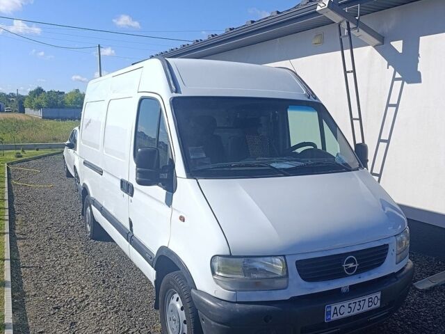 Білий Опель Movano, об'ємом двигуна 2.46 л та пробігом 487 тис. км за 9100 $, фото 1 на Automoto.ua