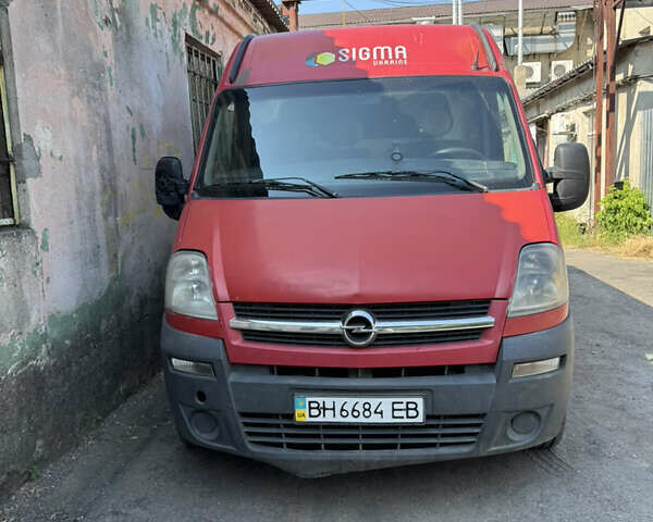 Красный Опель Movano, объемом двигателя 2.5 л и пробегом 460 тыс. км за 5400 $, фото 1 на Automoto.ua