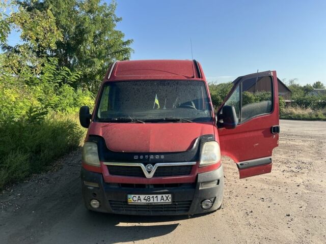 Красный Опель Movano, объемом двигателя 2.5 л и пробегом 336 тыс. км за 5000 $, фото 1 на Automoto.ua