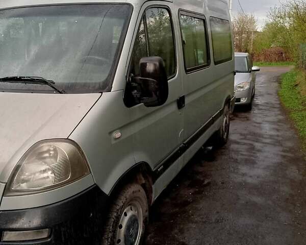 Серый Опель Movano, объемом двигателя 2.5 л и пробегом 346 тыс. км за 8000 $, фото 1 на Automoto.ua