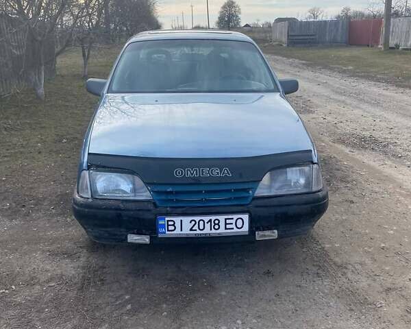 Синій Опель Омега, об'ємом двигуна 2 л та пробігом 372 тис. км за 1000 $, фото 1 на Automoto.ua