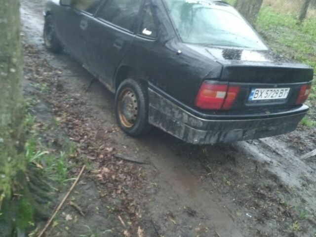 Черный Опель Вектра, объемом двигателя 2 л и пробегом 91 тыс. км за 350 $, фото 1 на Automoto.ua