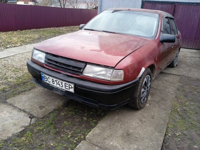 Красный Опель Вектра, объемом двигателя 2 л и пробегом 215 тыс. км за 380 $, фото 1 на Automoto.ua