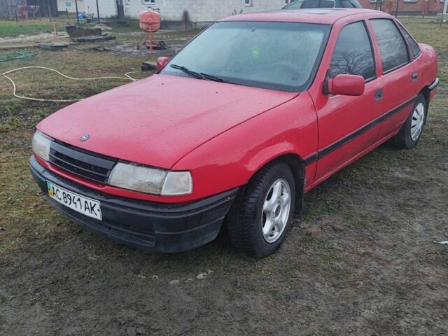 Красный Опель Вектра, объемом двигателя 1.6 л и пробегом 3 тыс. км за 600 $, фото 1 на Automoto.ua