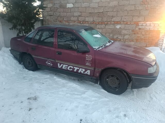 Красный Опель Вектра, объемом двигателя 1.8 л и пробегом 100 тыс. км за 300 $, фото 1 на Automoto.ua