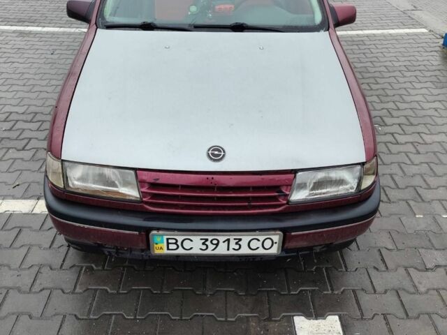 Красный Опель Вектра, объемом двигателя 1.6 л и пробегом 200 тыс. км за 600 $, фото 1 на Automoto.ua