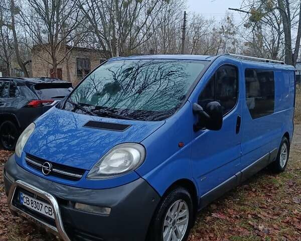 Синий Опель Виваро, объемом двигателя 1.9 л и пробегом 485 тыс. км за 7000 $, фото 1 на Automoto.ua