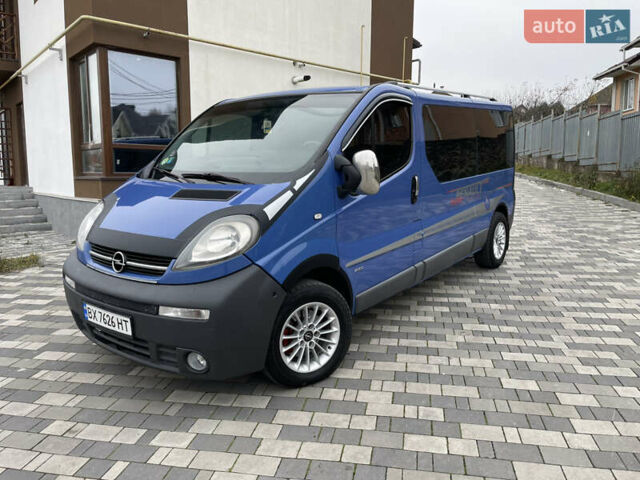 Синій Опель Віваро, об'ємом двигуна 1.9 л та пробігом 286 тис. км за 9150 $, фото 1 на Automoto.ua