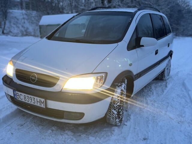 Белый Опель Зафира, объемом двигателя 2 л и пробегом 400 тыс. км за 2750 $, фото 1 на Automoto.ua