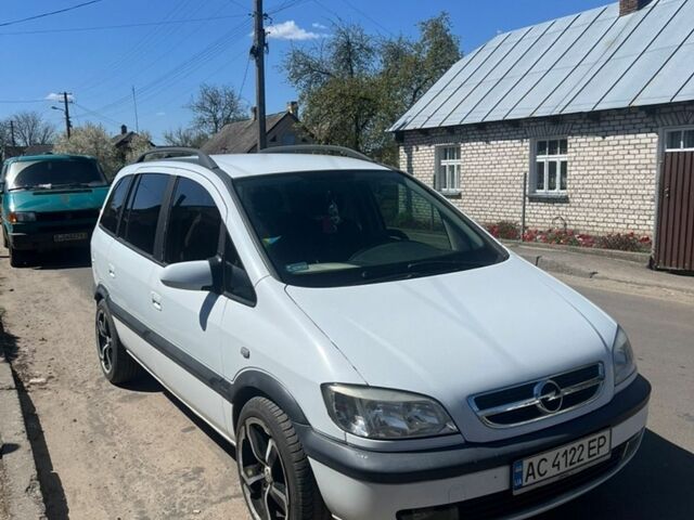 Білий Опель Зафіра, об'ємом двигуна 2 л та пробігом 213 тис. км за 3950 $, фото 1 на Automoto.ua