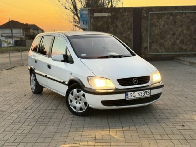 Белый Опель Зафира, объемом двигателя 2 л и пробегом 346 тыс. км за 2650 $, фото 1 на Automoto.ua