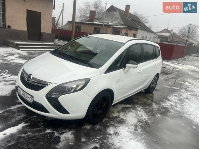 Білий Опель Зафіра, об'ємом двигуна 2 л та пробігом 212 тис. км за 9500 $, фото 1 на Automoto.ua