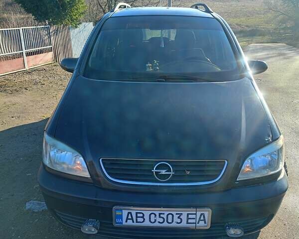 Черный Опель Зафира, объемом двигателя 2 л и пробегом 281 тыс. км за 2700 $, фото 1 на Automoto.ua