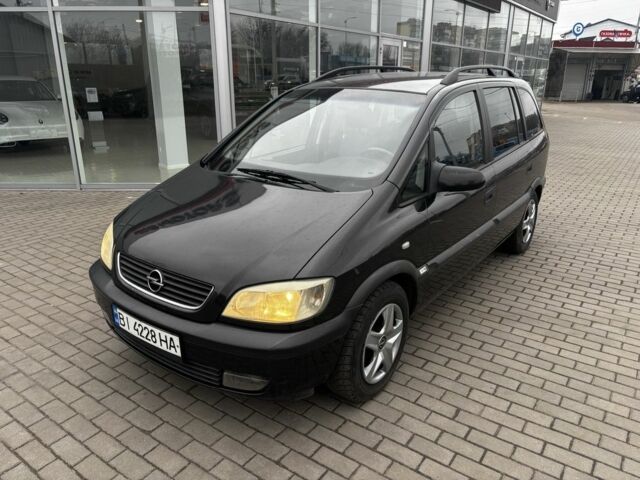 Чорний Опель Зафіра, об'ємом двигуна 1.6 л та пробігом 259 тис. км за 3750 $, фото 1 на Automoto.ua