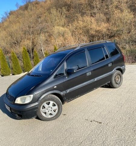 Черный Опель Зафира, объемом двигателя 2 л и пробегом 321 тыс. км за 1900 $, фото 1 на Automoto.ua