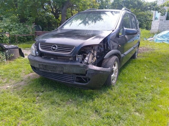 Чорний Опель Зафіра, об'ємом двигуна 2 л та пробігом 200 тис. км за 1200 $, фото 1 на Automoto.ua