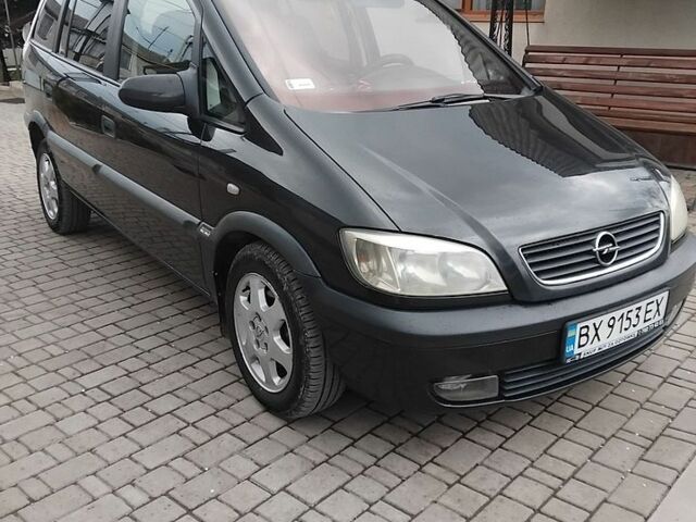 Черный Опель Зафира, объемом двигателя 2 л и пробегом 370 тыс. км за 1700 $, фото 1 на Automoto.ua
