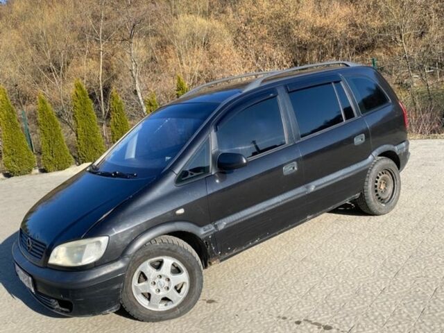 Чорний Опель Зафіра, об'ємом двигуна 2 л та пробігом 324 тис. км за 1600 $, фото 1 на Automoto.ua