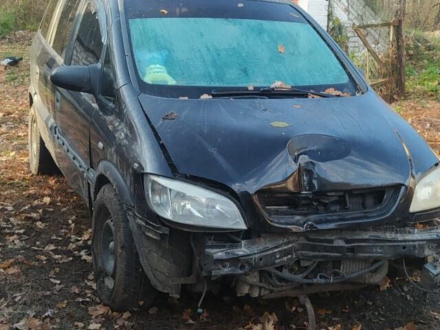 Черный Опель Зафира, объемом двигателя 2 л и пробегом 46 тыс. км за 1500 $, фото 1 на Automoto.ua