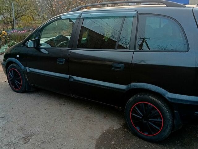 Чорний Опель Зафіра, об'ємом двигуна 2 л та пробігом 354 тис. км за 4000 $, фото 1 на Automoto.ua