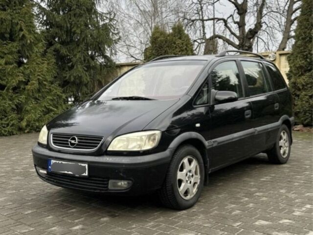 Черный Опель Зафира, объемом двигателя 1.8 л и пробегом 280 тыс. км за 2600 $, фото 1 на Automoto.ua