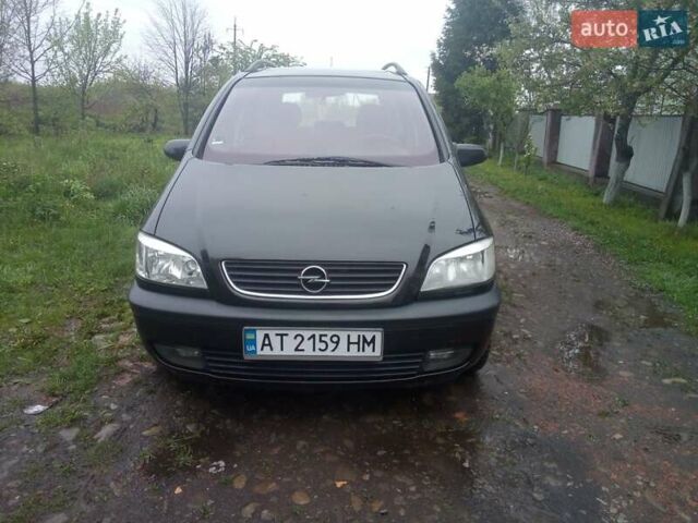 Черный Опель Зафира, объемом двигателя 1.6 л и пробегом 186 тыс. км за 4500 $, фото 1 на Automoto.ua