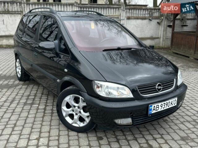 Черный Опель Зафира, объемом двигателя 1.8 л и пробегом 193 тыс. км за 3500 $, фото 1 на Automoto.ua