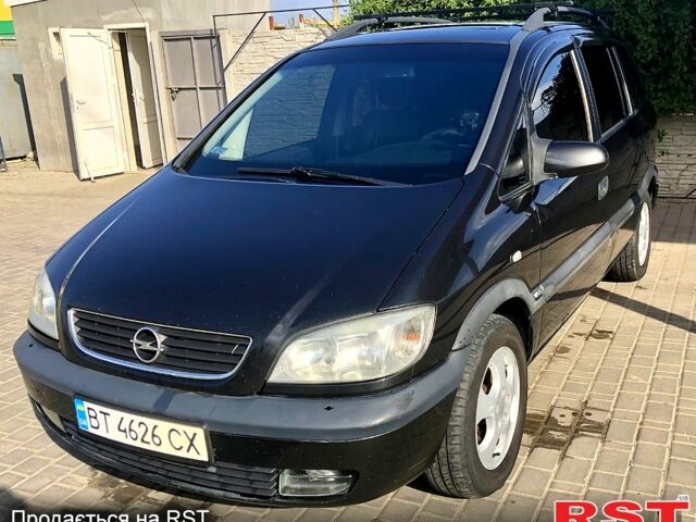 Черный Опель Зафира, объемом двигателя 2 л и пробегом 340 тыс. км за 4500 $, фото 1 на Automoto.ua