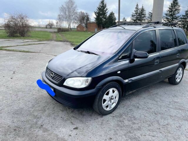 Чорний Опель Зафіра, об'ємом двигуна 2 л та пробігом 356 тис. км за 3455 $, фото 1 на Automoto.ua