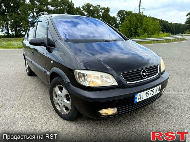 Черный Опель Зафира, объемом двигателя 2.2 л и пробегом 238 тыс. км за 4200 $, фото 1 на Automoto.ua