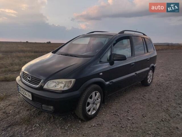Чорний Опель Зафіра, об'ємом двигуна 1.8 л та пробігом 216 тис. км за 4900 $, фото 1 на Automoto.ua