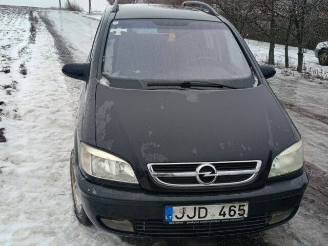 Черный Опель Зафира, объемом двигателя 0 л и пробегом 250 тыс. км за 1750 $, фото 1 на Automoto.ua