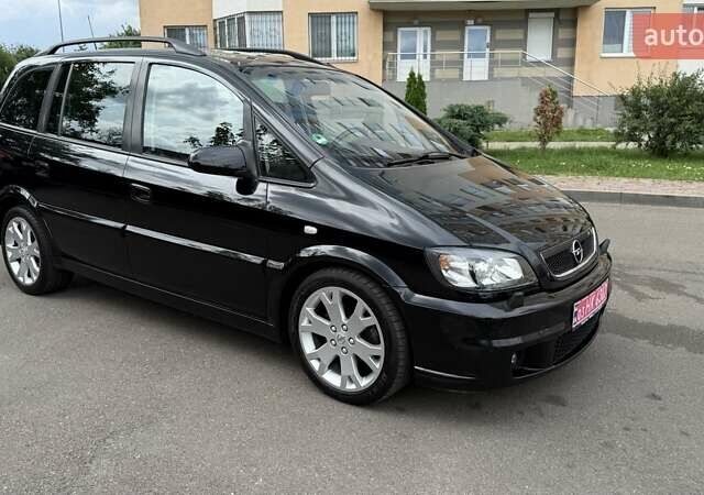 Черный Опель Зафира, объемом двигателя 2 л и пробегом 189 тыс. км за 6199 $, фото 1 на Automoto.ua