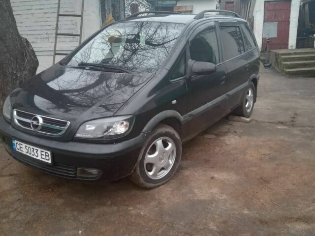 Черный Опель Зафира, объемом двигателя 2.2 л и пробегом 333 тыс. км за 3500 $, фото 1 на Automoto.ua
