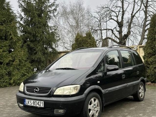 Черный Опель Зафира, объемом двигателя 1.8 л и пробегом 290 тыс. км за 1550 $, фото 1 на Automoto.ua