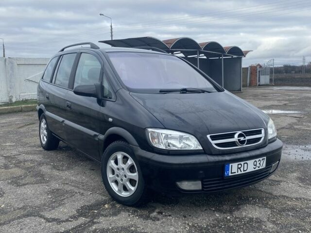 Черный Опель Зафира, объемом двигателя 2 л и пробегом 287 тыс. км за 2450 $, фото 1 на Automoto.ua