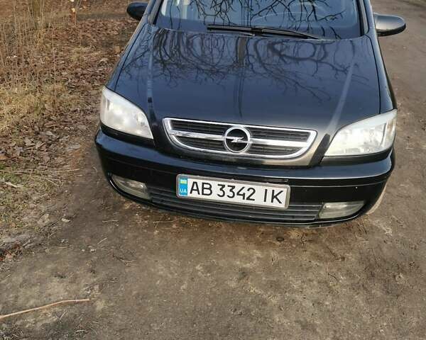 Черный Опель Зафира, объемом двигателя 1.8 л и пробегом 235 тыс. км за 4900 $, фото 1 на Automoto.ua