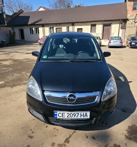 Чорний Опель Зафіра, об'ємом двигуна 1.6 л та пробігом 218 тис. км за 5800 $, фото 1 на Automoto.ua