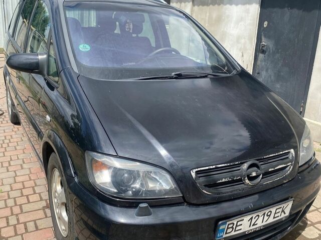 Чорний Опель Зафіра, об'ємом двигуна 2.2 л та пробігом 372 тис. км за 3700 $, фото 1 на Automoto.ua